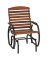 Seasonal Trends Country Garden Glider, Hardwood, Powder-Coated Bronze