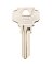 Hy-Ko 11050DE6 Key Blank, Brass, Nickel Plated