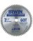 Irwin Circ Blade 60th 7.25"