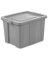 Sterilite 16786A06 Storage Tote, Polyethylene, Cement, 23-7/8 in L, 18-1/8