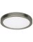 ETI LowPro Series 56568116 Ceiling Light with Nightlight, 120 V, 12 W, Integrated LED Lamp, 800 Lume
