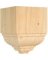MOULDING CROWN TRIM BLOCK  4.5''