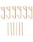 PICTURE HANGER 30LB POL BRASS