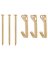 PICTURE HANGER 50LB POL BRASS