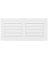 Imperial RG0368 Sidewall Grille, 12 in L, 12 in W, Steel, White
