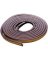 WEATHERSTRIP EPDM ADH17FT BRN