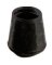 Shepherd Hardware 9758 Furniture Leg Tip, Round, Rubber, Black, 1/2 in Dia