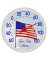 DIAL THERMOMETER FLAG 12"