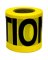 CH Hanson 16100 Barricade Safety Tape; 300 ft L; 3 in W; Yellow;