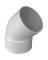 ELBOW 45 DEG ST PVC SPXHUB 6IN