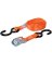 KEEPER 89115 Tie-Down, 1 in W, 15 ft L, Orange, 400 lb Working Load, S-Hook