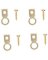 RING HANGER SMALL FLAT BRASS