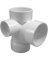 TEE W-L INLET 3X3X2 IN