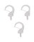 SAFETY HOOKS WHITE 1-1/4IN