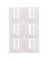 CUP HOOK PLASTIC ADH WHITE