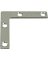 BRACE CORNER FLT STL 2X3/8 ZNC