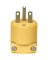 PLUG 6-15R NEMA VNYL YEL 250V