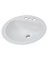 SINK LAV OVAL DROP-IN WHITE