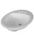 SINK LAV ROUND DROP-IN WHITE