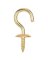 CUP HOOK SOLID BRASS 3/4IN