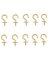 CUP HOOK SOLID BRASS 5/8IN