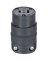 CONNECTOR RUBBER N1-15R BLK