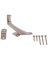 SATIN NICKEL HANDRAIL BRACKET