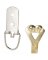 OOK 55075 Perfect Hang Kit, 50 lb, Steel, Brass