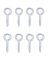 SCREW EYE SM 3/16X1-3/16 ZINC