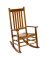 CHAIR ROCKING WOOD NATURAL BRN