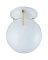 1LT OPAL GLASS CEILING FIXTURE