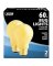 Feit Electric 60A/Y-130 Incandescent Bulb; 60 W; A19 Lamp; Medium E26 Lamp