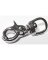 3/8" TRIGGER SNAP SWIVEL 40LB ZN