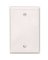 EAT-PJ13W WALL PLATE 1G BLNK WHT