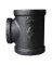 TEE BLK MALLEABLE 2X2X1-1/2