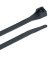 GB 45-308UVB Double Lock Cable Tie, 6/6 Nylon, Black