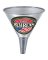 FUNNEL W/SCRN STL GALV 1QT 7IN