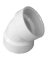 PVC ELBOW 45 1-1/2IN