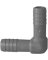 Elbow Barb 1/2" Plastc