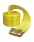 KEEPER 04926 Winch Strap, 4 in W, 30 ft L, Polyester, Yellow