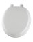 TOILET SEAT RND SOFT WD WHITE