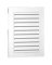 GABLE VENT 18X24IN WHITE RECT