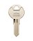HY-KO 11010TM15 Key Blank, Brass, Nickel, For: Trimark Cabinet, House Locks