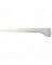 BRACKET SHELF STEEL 8IN BRASS