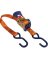 KEEPER 05561 Tie-Down, 1 in W, 6 ft L, Polyester, Orange, 500 lb, S-Hook End