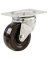 Shepherd Hardware 9478 Swivel Caster, 2-1/2 in Dia x 1-1/8 in W Wheel, 100