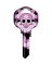 KEY BLANK SKULL KW1-SKLP