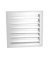 DUAL LOUVER 12x12 VENT WHT ALM