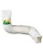 DOWNSPOUT EXT FLEX PVC WHITE