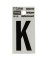 RV-15/K 1" REF VINYL LETTER K